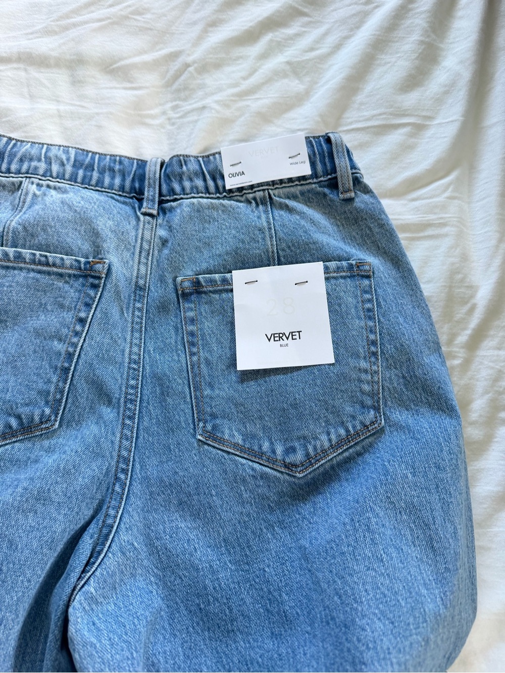 NWT OLIVIA Wide Leg Jeans 28 - Picture 5 of 7